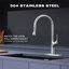 Single Handle Kitchen Faucet with Pull-Down Sprayer