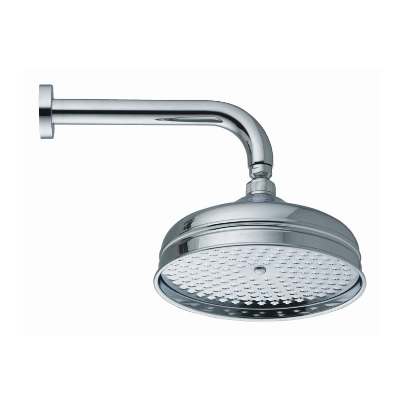 Pomme de douche fixe Rain, Nickel brossé