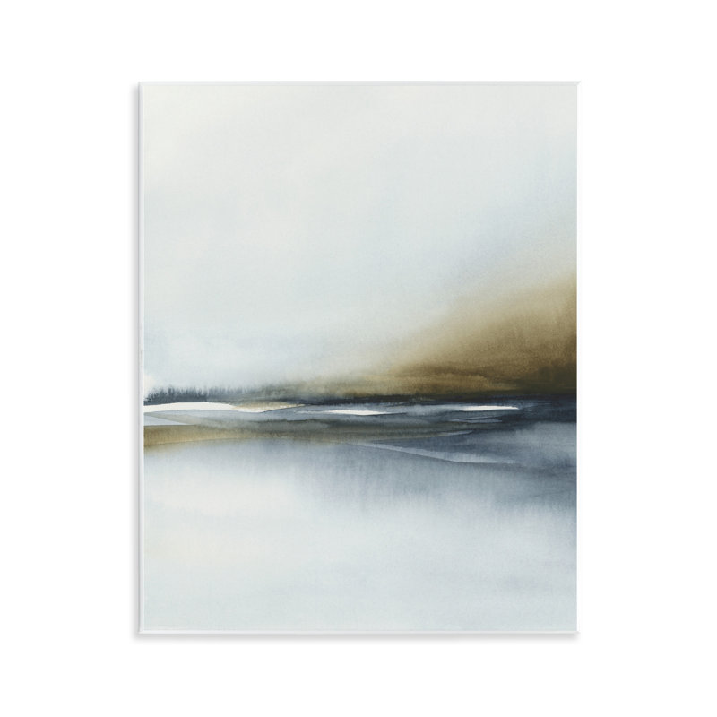 Plaque murale Foggy Seaside Serenity, design par 1x
