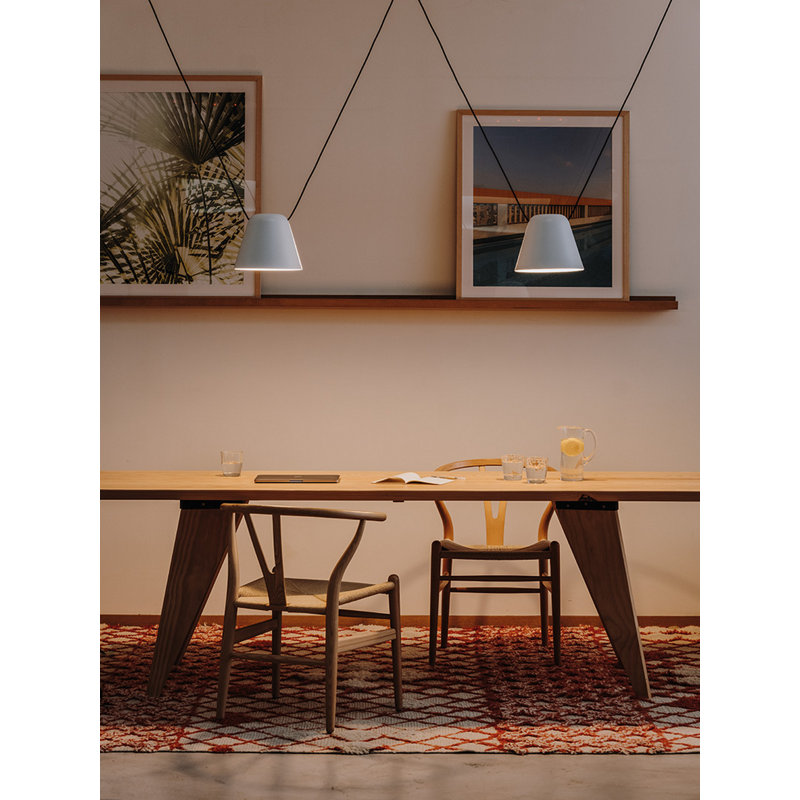Attic 2 - Light Pendant, 47.13" H x 78.75" W x 9.5" D, White