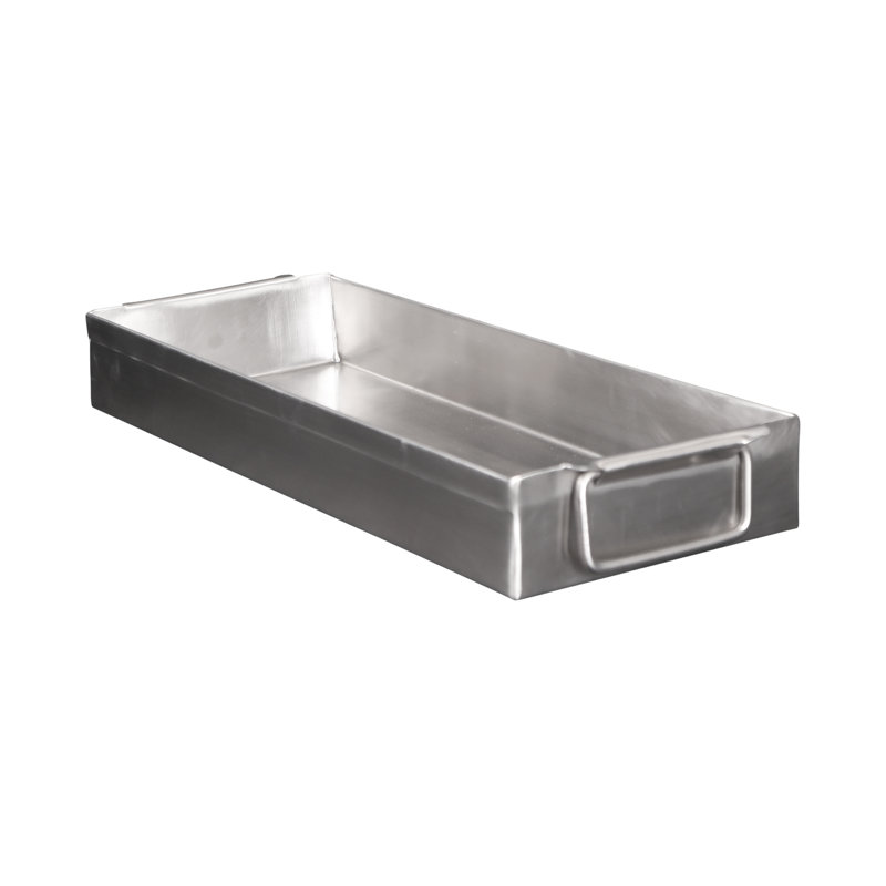 Elite Global Solutions Stainless Steel Tray, 2" H x 15" W x 6" D