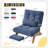 Corduroy Accent Chair with Adjustable Backrest,Reclining Chair For Reading Room,Living Room,Apartment, Office-Navy-1216857749