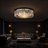 23.6-inch Round Three-tier Crystal Chandelier - Recessed Or Pendant Mounting / E12 Base / Wall Switch Control