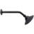 5" Round Thin 5-Function Adjustable Spray Shower Head with 10" Wall Mount Arm-98294314