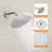 Wall Mount Tub Shower System Single Handle Shower Faucet Set Brass High Pressure Shower Trim Kit With Rough-In Valve-120135558