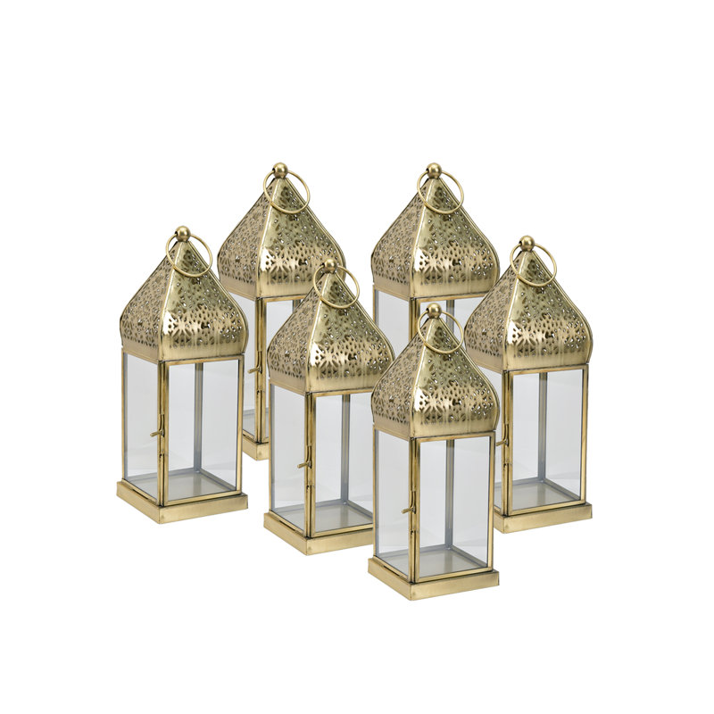 10.25'' H Metal Tabletop Lantern