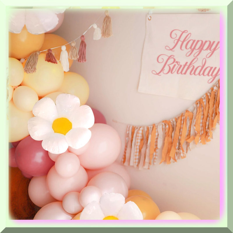 Glittering Baby Bash Banner 6ft Gold Script