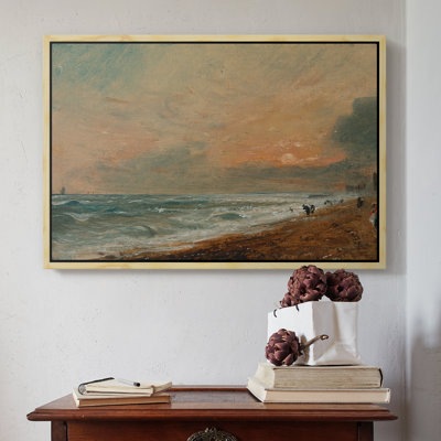 Hove Beach, v. 1824-1826 - John Constable, toile tendue avec châssis