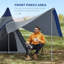 Tente de tipi 15,4 pi x 15,4 pi x 8,5 pi-113854746