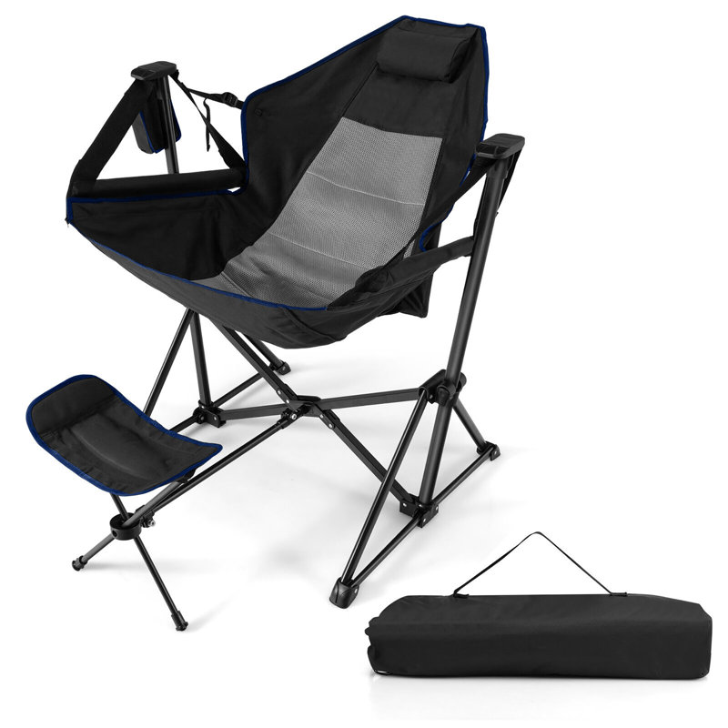 Chaise pliante Nyier, Noir
