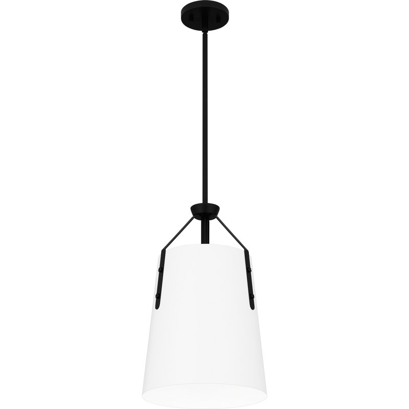 Nala 1 - Light Matte Black Cylinder Pendant