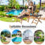 135cm Long Chaise Lounge Set