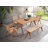 Alinna Bench with Rattan Seat in Natural