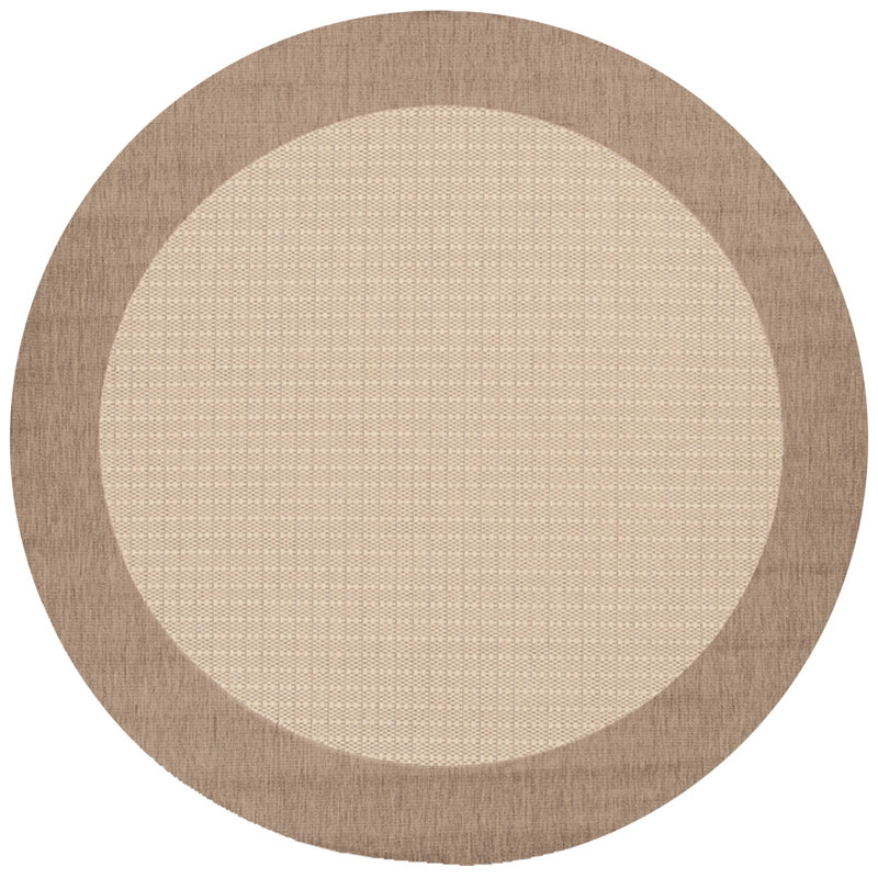 Fierce Campo Tan-Black Indoor/Outdoor Area Rug, Rectangle 8'6" x 13'