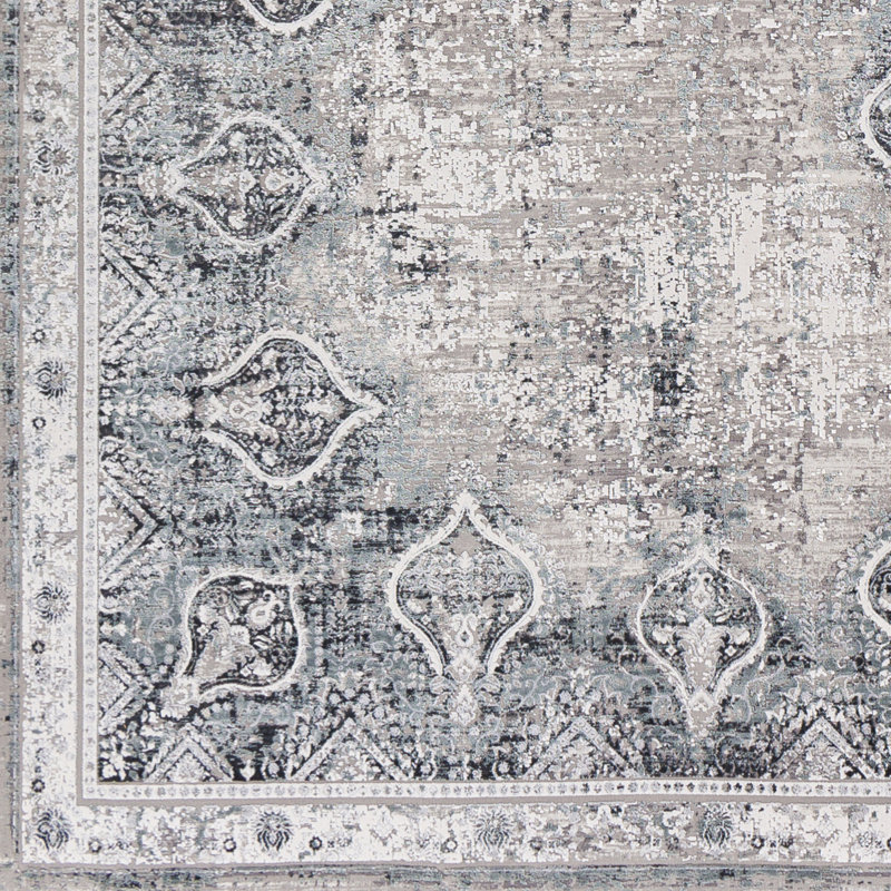 Tapis oriental gris, Rectangle 10 pi x 14 pi