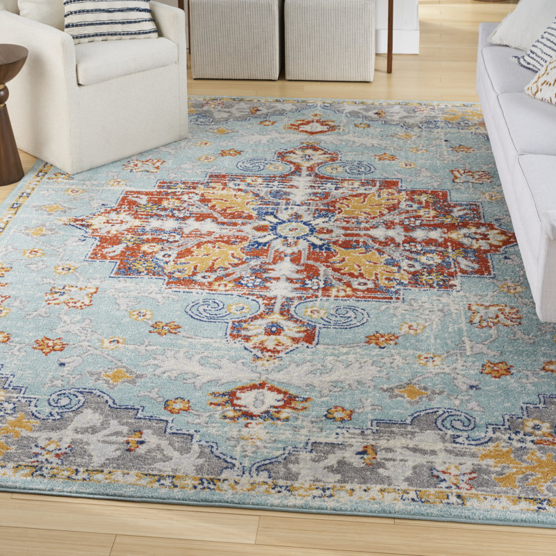 Hazley Floral Rug, Rectangle 9' x 12'