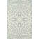 Tapis oriental vert / blanc Parnag