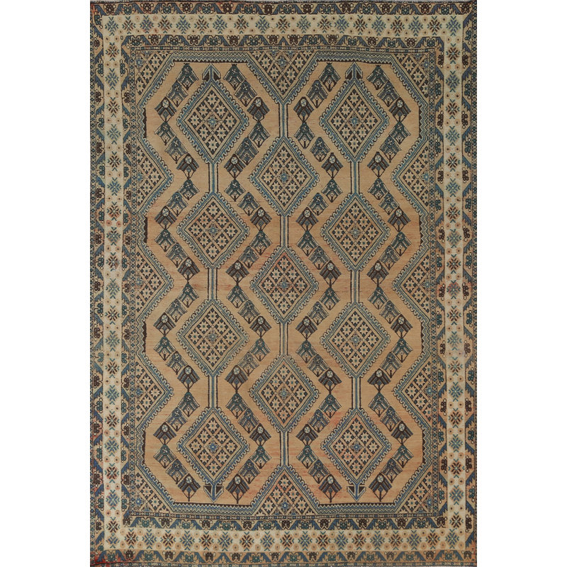 Tapis géométrique 7 x 9