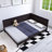 80"X58" Full Size Wood White Bed-106736545