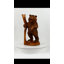 Gesell en bois sculpté à la main debout statue d'ours fabriqué à la main Figurine Sculpture Art chalet rustique chalet extérieur intérieur décoration décorative