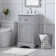 Hermes 19'' Single Bathroom Vanity with Carrara Marble Top