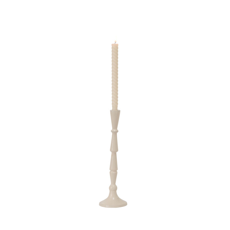Porte-bougie bonbon enduit 4 po x 14 po