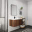 Meuble-lavabo moderne de 36 po, lavabo inclus, porte à fermeture douce, conception à 2 portes, noyer, rangement généreux de 36 po avec lavabo, 2 portes, amplement pour les visites fréquentes-32210595-32210592
