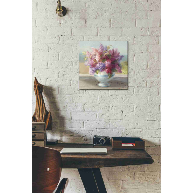 «Seaside Spring Crop II» par Danhui Nai, art mural sur toile, H 12 po x l 12 po x P 0,75 po