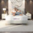 NapQueen 10 Inch Twin XL Memory Foam Mattress with Charcoal Infusion, Medium Firm Support for Stomach Sleepers, White-1004245320-1003156596