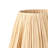 17'' Playful Metal Table Lamp with Natural Raffia Shade