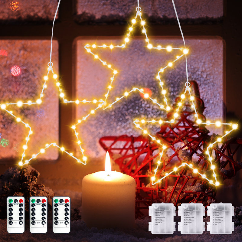 LED Lighted Window Décor, Warm White
