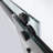 60" W x 76" H Double Sliding Frameless Soft Close Shower Door with 5/16" (8mm) Tempered Glass, Metal Water Retaining Strip