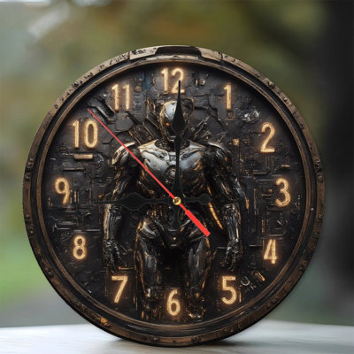 Horloge avec robot