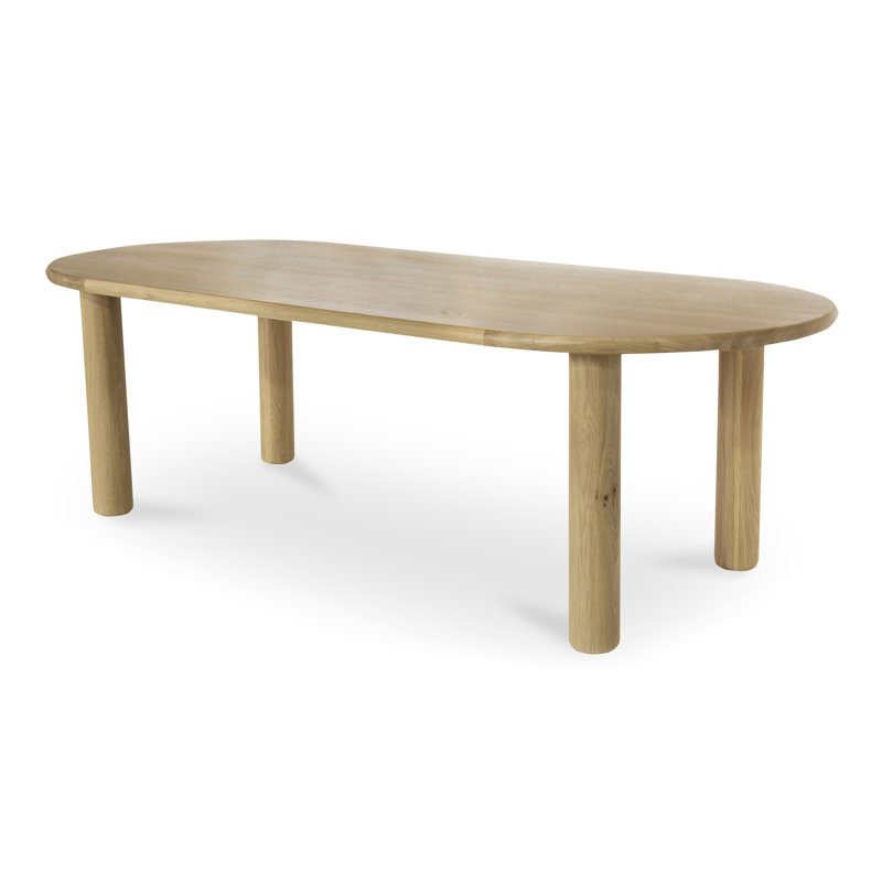 Table de salle à manger ovale Tully, L 96 po x l 42 po