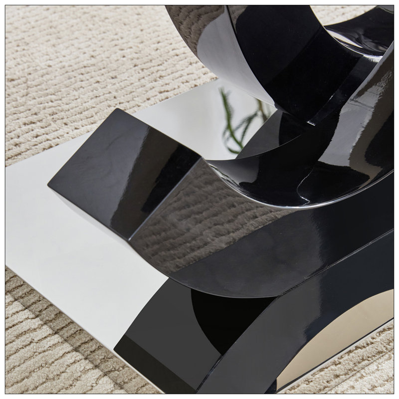 Table And Chair Set.63*31.5 Inch Pandora Pattern Sintered Stone Dining Table Set,MDF Material OC Shaped Bracket,Paired With 2 Benches,A Choice Of Subtle Luxury For Modern Homes.