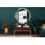 Huldar Glass Flat Wall Mirror