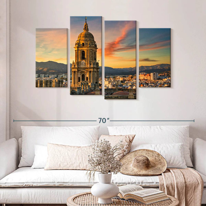 Nicci Malaga Cathedral And Cityscape
