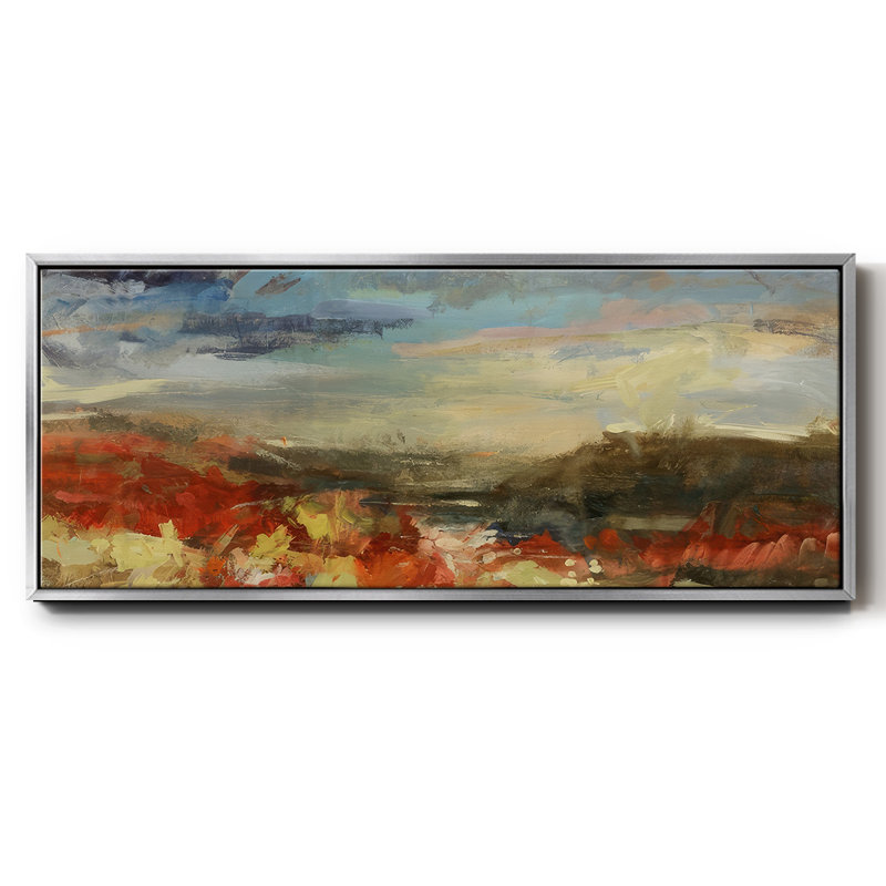 Landscape Study - Toile encadrée, H 8 po x l 20 po