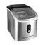 Machine à glaçons de comptoir rétro avec fonction autonettoyante 26 lb Frigidaire, glace en forme de balle, acier inoxydable