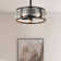 Caylie 18'' Modern Ripple Glass Reversible Ceiling Fan with 5 Lights and Remote, 6 Speeds Dimmable Ceiling Fan