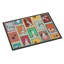 Lots of Harlequin Natural Ears Great Dane Doormat 18x27-134331204