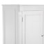Grand garde-manger autoportant - armoire de rangement haute de 43,3 po x 20 po x 77,3 po avec 6 portes, 2 tablettes réglables et 5 tiroirs, blanc-529246545