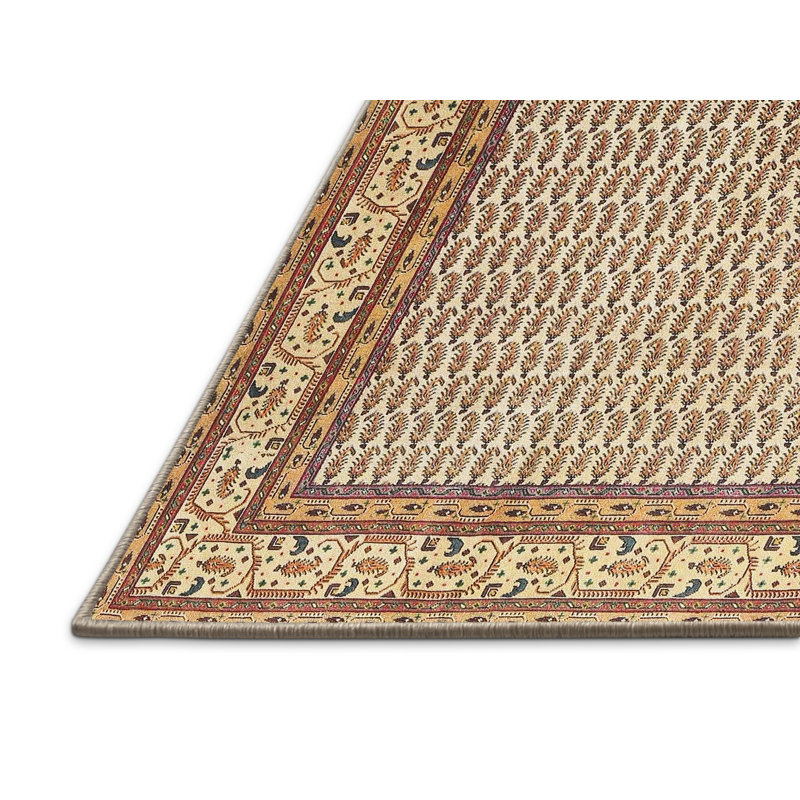 Tapis beige/brun, Rectangle 5 pi x 7 pi
