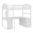 Loft Bed With U-Shaped Desk-187994360