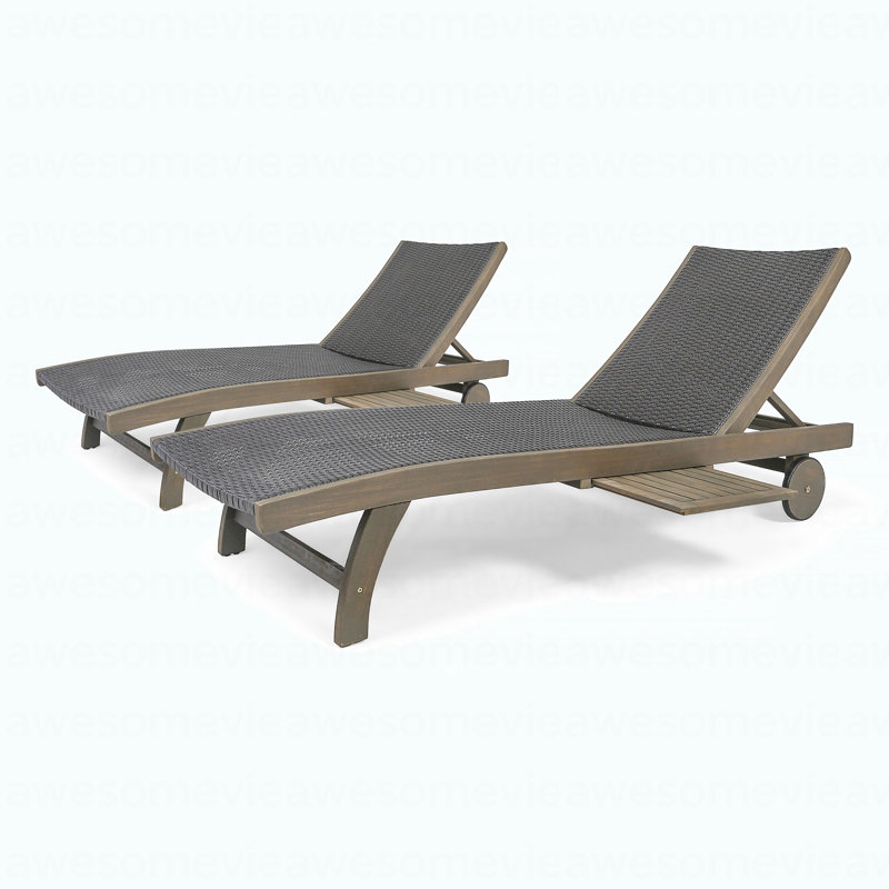Méridienne CHAISE moderne avec plateau escamotable