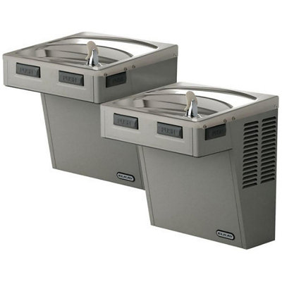 Barrier-Free 2 Station Wall Mount Drinking Fountain