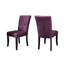 Chaise d'appoint rembourrée et capitonnée Aristeo-650616992