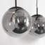 Beaulah 3 - Light Black Sphere Pendant