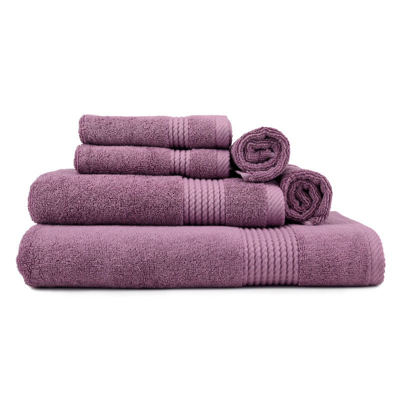 Ensemble de serviettes 6 pièces Adlena, Damson
