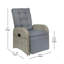 Fauteuils inclinables en osier de rotin pour l'intérieur et l'extérieur avec tables d'appoint rabattables-906040768-906040775